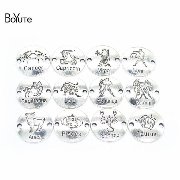 boyute (12 pieces/set) 23*23mm metal alloy round bracelet zodiac signs diy zodiac charms connector jewelry accessories, Bronze;silver
boyute (12 pieces/set) 23*23mm metal alloy round bracelet zodiac signs diy zodiac charms connector jewelry accessories, Bronze;silver