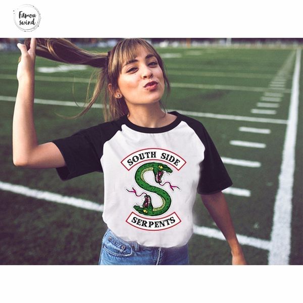 riverdale southside змеи футболки женщины лето new harajuku kawaii короткая футболка девочка crew neck lady для ulzzang женский, White
riverdale southside змеи футболки женщины лето new harajuku kawaii короткая футболка девочка crew neck lady для ulzzang женский, White