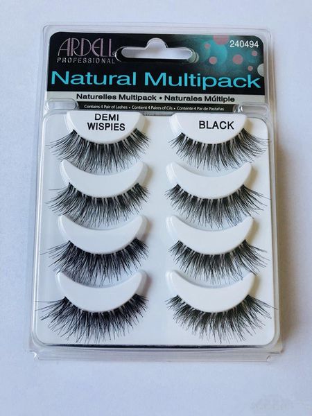 

ardell eyelashes 4pair/lot 100% real siberian 3d full strip false eyelash long individual eyelashes lashes extension