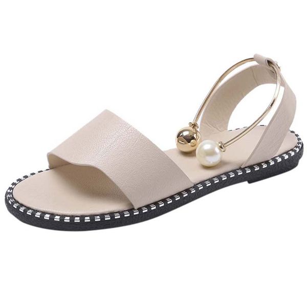 chamsgend 2019 new summer women's solid color pearl flat round head casual net red wild leak toe flat outdoor sandals
chamsgend 2019 new summer women's solid color pearl flat round head casual net red wild leak toe flat outdoor sandals