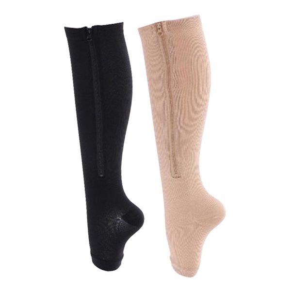 new women fitness stovepipe socks zipper compression yoga socks zip leg support knee open toe sports sock im, Black
new women fitness stovepipe socks zipper compression yoga socks zip leg support knee open toe sports sock im, Black