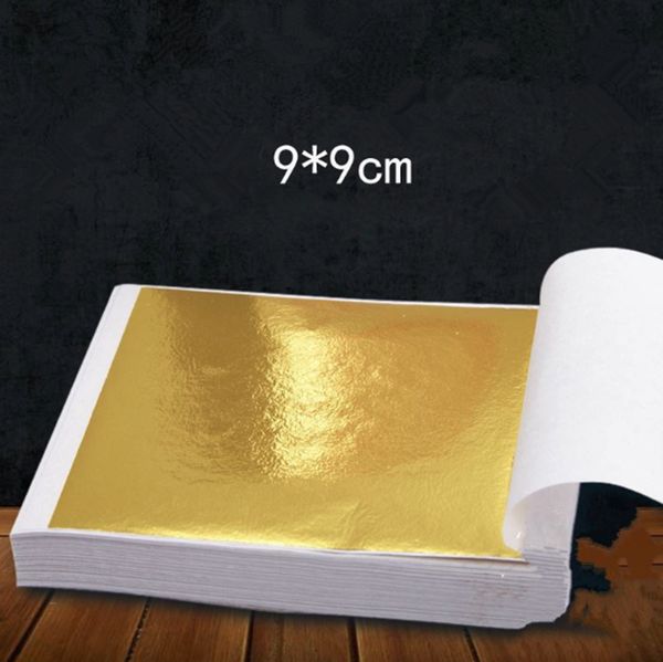 100 sheets taiwan shiny gold leaf for gilding funiture, lines, wall, crafts, 9 x 9 cm for gilding decoration
100 sheets taiwan shiny gold leaf for gilding funiture, lines, wall, crafts, 9 x 9 cm for gilding decoration