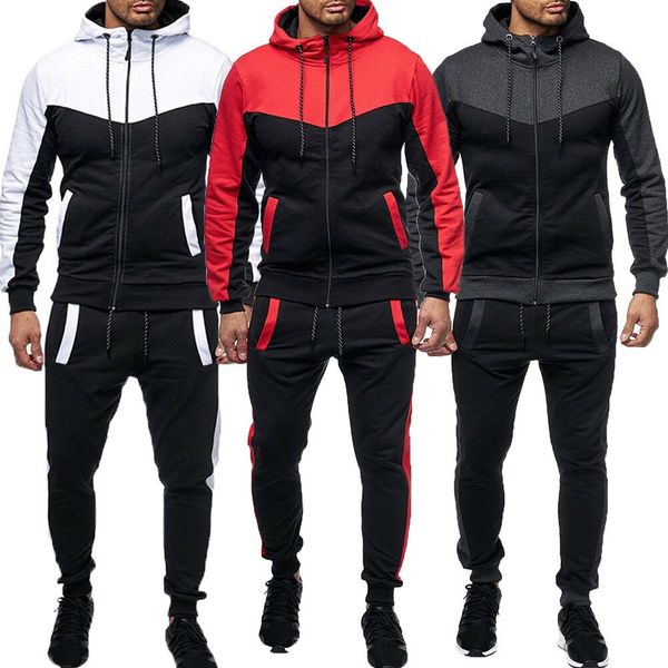 2019 new style fashion men's patchwork set zipper up with pocket cotton coat pants bottoms with hat set, Gray
2019 new style fashion men's patchwork set zipper up with pocket cotton coat pants bottoms with hat set, Gray