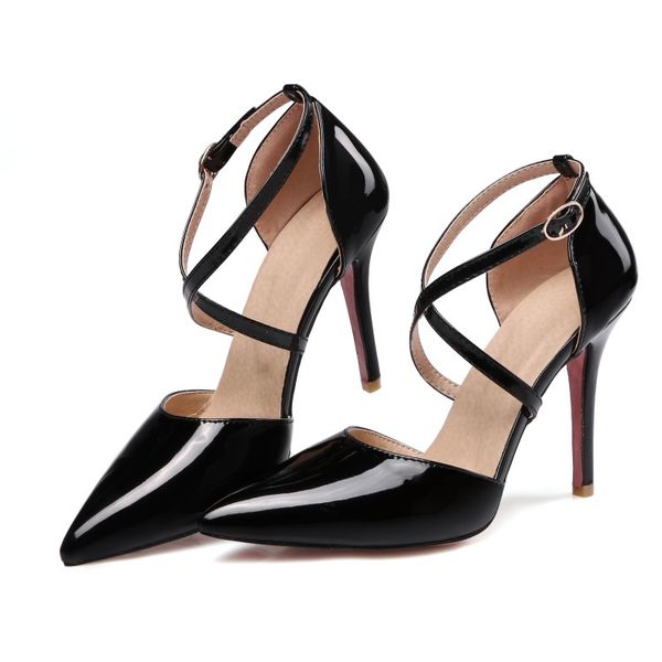 concise elegant thin heels single shoes wild high heels large small size women's shoes party dress pumps sdc3, Black
concise elegant thin heels single shoes wild high heels large small size women's shoes party dress pumps sdc3, Black