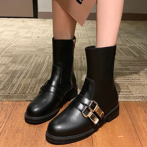 rimocy black leather winter boots women fashion double buckle thick sole waterproof mid calf boots woman hi-street shoes female
rimocy black leather winter boots women fashion double buckle thick sole waterproof mid calf boots woman hi-street shoes female