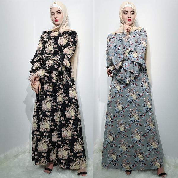 2019 islamic dress print floral abaya flare sleeve moroccan kaftan pakista turkey arabic dubai robe musulmane eid muslim dresses, Red
2019 islamic dress print floral abaya flare sleeve moroccan kaftan pakista turkey arabic dubai robe musulmane eid muslim dresses, Red