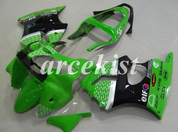 motorcycle new abs injection mold full fairings kits fit for kawasaki ninja zx-6r 2000 2001 2002 636 zx6r bodywork set custom green black
motorcycle new abs injection mold full fairings kits fit for kawasaki ninja zx-6r 2000 2001 2002 636 zx6r bodywork set custom green black