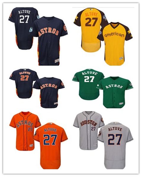custom baseball jerseys houston 27 jose altuve houstonastros astros men women youth red white high-quality jersey, Blue;black
custom baseball jerseys houston 27 jose altuve houstonastros astros men women youth red white high-quality jersey, Blue;black