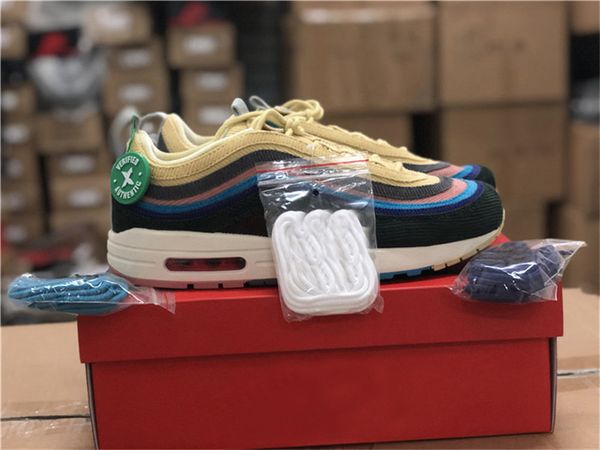 authentic 2020 sean wotherspoon x 1/97 vf sw 2018 release running shoes mens trainers lemon corduroy rainbow sneakers with original box
authentic 2020 sean wotherspoon x 1/97 vf sw 2018 release running shoes mens trainers lemon corduroy rainbow sneakers with original box