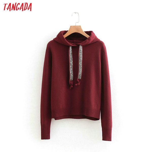 tangada chic sequins wine red hooded sweaters pullovers fashion short sweater women solid ladies cropped jumper pull femme ry52, White;black
tangada chic sequins wine red hooded sweaters pullovers fashion short sweater women solid ladies cropped jumper pull femme ry52, White;black