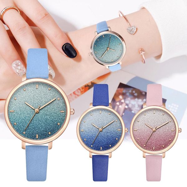 gradient starry sky women wristwatches new fashion luxury pink leather strap quartz watches leather clock drop shipping relogios, Slivery;brown
gradient starry sky women wristwatches new fashion luxury pink leather strap quartz watches leather clock drop shipping relogios, Slivery;brown