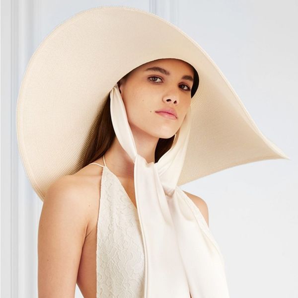 women summer white 25cm wide brim oversized sun hat soft silk ribbon tie floppy cap giant beach straw hat kuntucky, Blue;gray
women summer white 25cm wide brim oversized sun hat soft silk ribbon tie floppy cap giant beach straw hat kuntucky, Blue;gray