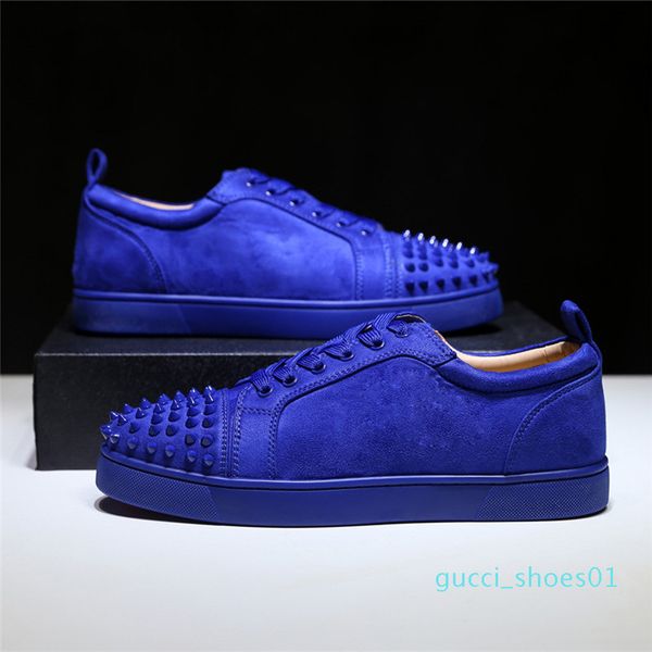 new arrival red bottoms mens women shoes fashion suede with spikes loafers rivets casual dress boots flats luxury sneakers g01, Black
new arrival red bottoms mens women shoes fashion suede with spikes loafers rivets casual dress boots flats luxury sneakers g01, Black