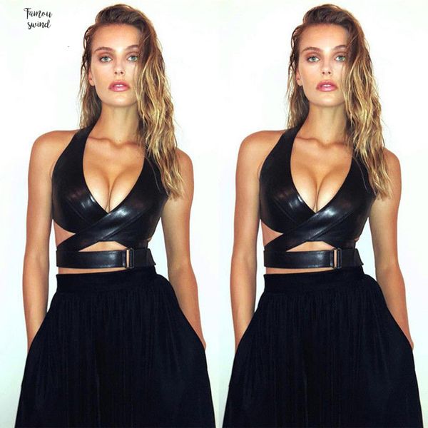 pu leather tank tops bralette vest crop top ladies глубокий v шеи cut женщины out party club black, White
pu leather tank tops bralette vest crop top ladies глубокий v шеи cut женщины out party club black, White