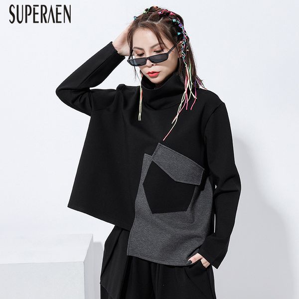 superaen европа hoody дикие женщины толстовки 2020 весна новый хлопок водолазки женские толстовки нерегулярное повседневный tops женский, Black
superaen европа hoody дикие женщины толстовки 2020 весна новый хлопок водолазки женские толстовки нерегулярное повседневный tops женский, Black