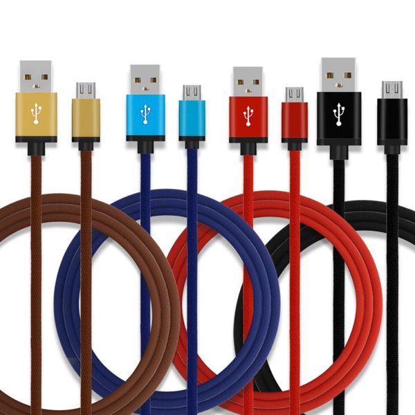 micro usb cable 1.0m cloth braided fast charger cable metal plug speed charging line for samsung galaxy note10 smart phone
micro usb cable 1.0m cloth braided fast charger cable metal plug speed charging line for samsung galaxy note10 smart phone