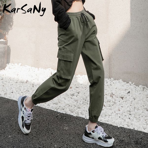 karsany woman cargo pants casual streetwear women loose khaki cargo pants female autumn boyfriend loose black sweatpants women, Black;white
karsany woman cargo pants casual streetwear women loose khaki cargo pants female autumn boyfriend loose black sweatpants women, Black;white