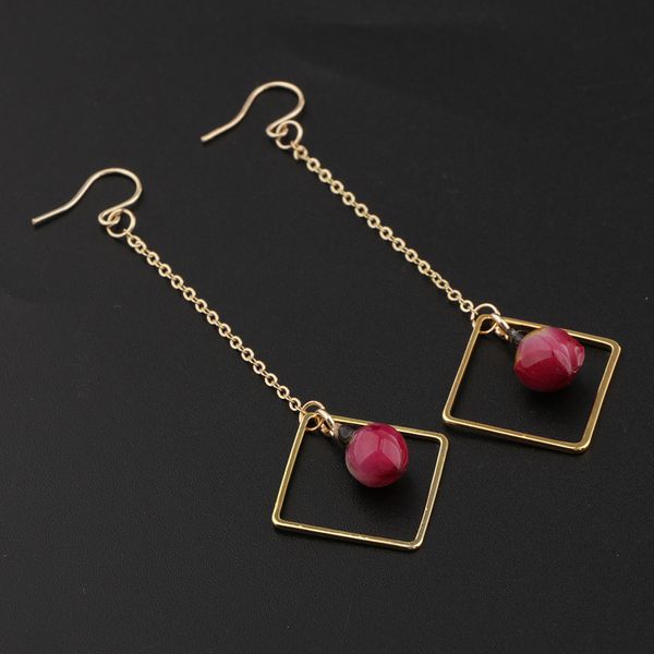 2 pieces exquisite earring round / square dangling earrings women daily wear, Golden
2 pieces exquisite earring round / square dangling earrings women daily wear, Golden