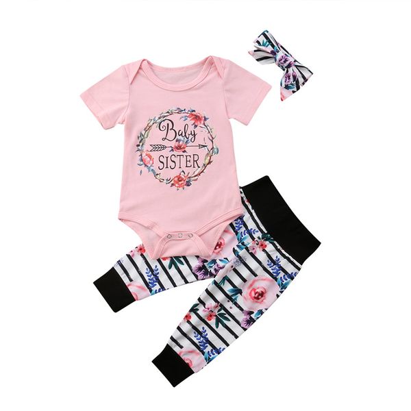 summer soft cotton newborn baby girls floral romper pants leggings 3pcs outfits set clothes casual short sleeve 0-18m, White
summer soft cotton newborn baby girls floral romper pants leggings 3pcs outfits set clothes casual short sleeve 0-18m, White