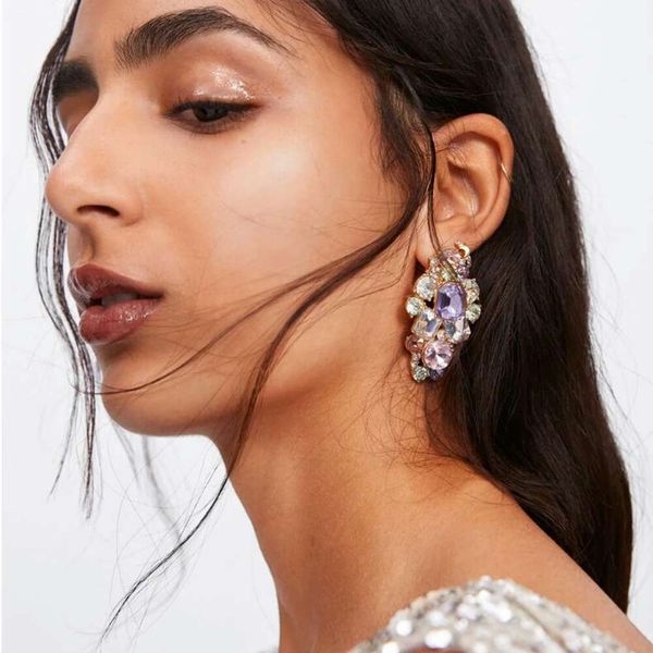 colorful gem charm dangle earrings for women luxury crystal diamonds chandelier earring retro ear gemstone jewelry gift for gf ing, Silver
colorful gem charm dangle earrings for women luxury crystal diamonds chandelier earring retro ear gemstone jewelry gift for gf ing, Silver