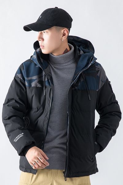 a new winter padded jacket with a thick thermal hoodie, Black;brown
a new winter padded jacket with a thick thermal hoodie, Black;brown