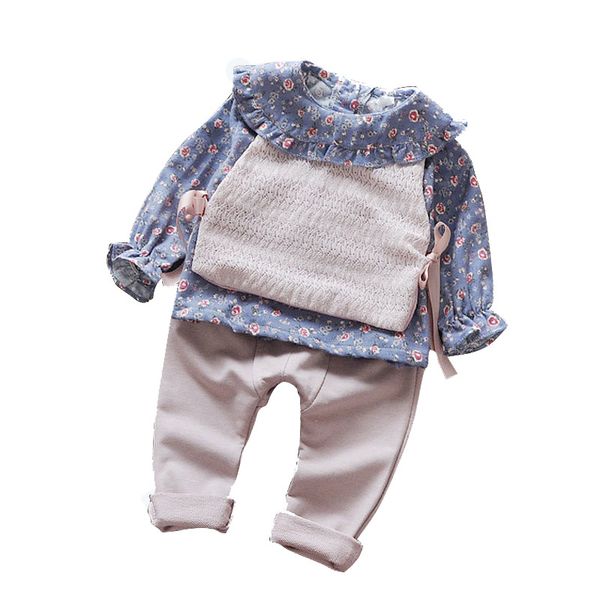 3pcs wlg girls outfits kids beige vest printed shirt and khaki pant set baby girl cute clothes, White
3pcs wlg girls outfits kids beige vest printed shirt and khaki pant set baby girl cute clothes, White