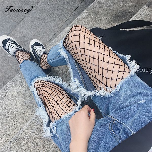 hole ripped jeans women boyfriend denim vintage high elastic waist casual pants female loose pencil pant plus size trousers, Blue 
hole ripped jeans women boyfriend denim vintage high elastic waist casual pants female loose pencil pant plus size trousers, Blue