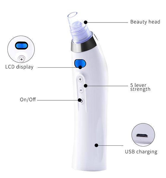 microdermabrasion blackhead remover vacuum suction face pimple acne comedone extractor facial pores cleaner skin care tools 38 
microdermabrasion blackhead remover vacuum suction face pimple acne comedone extractor facial pores cleaner skin care tools 38