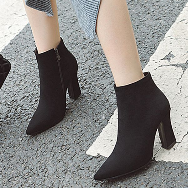 woman high heels women boots pointed toe footwear zip female booties shoes woman winter 2020 plus size 33-43, Black
woman high heels women boots pointed toe footwear zip female booties shoes woman winter 2020 plus size 33-43, Black