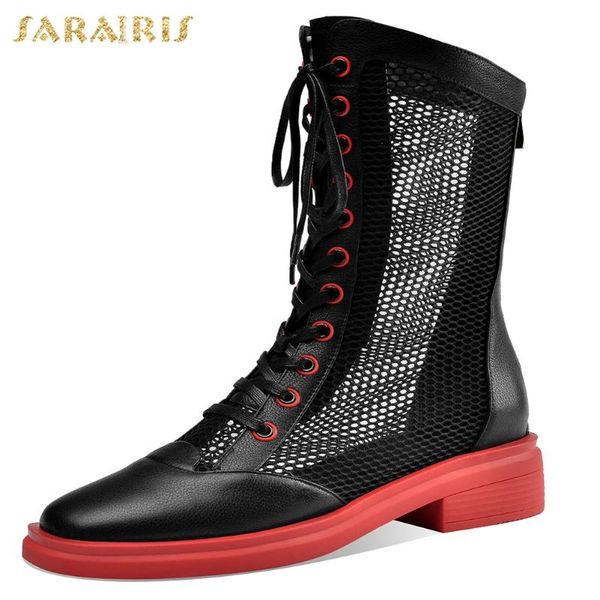sarairis genuine leather chunky heels women's shoes gladiator summer boots woman, Black
sarairis genuine leather chunky heels women's shoes gladiator summer boots woman, Black