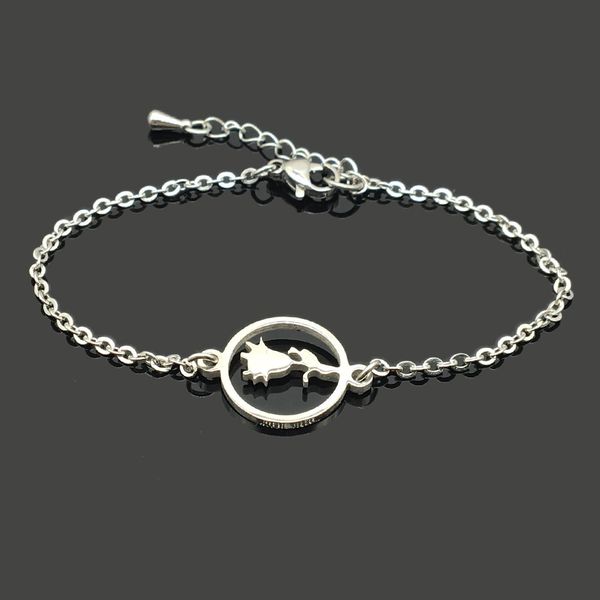 rose flower stainless steel charm bracelet stainless steel rose pendant chain bracelet for women girl, Golden;silver
rose flower stainless steel charm bracelet stainless steel rose pendant chain bracelet for women girl, Golden;silver