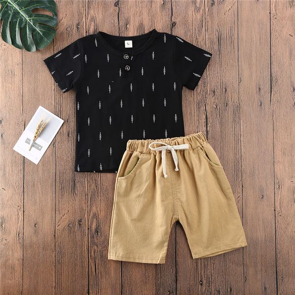 1-4 years toddler kid baby boy summer set short sleeve print +shorts set kids boys outfits 2020 new fashion black, White
1-4 years toddler kid baby boy summer set short sleeve print +shorts set kids boys outfits 2020 new fashion black, White