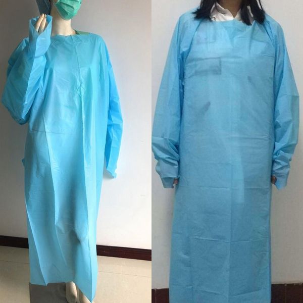CPE Protective Clothing Disposable Isolation Gowns Coveralls Clothing Suits Elastic Cuffs Anti Dust Outdoor Clothing OOA7775
CPE Protective Clothing Disposable Isolation Gowns Coveralls Clothing Suits Elastic Cuffs Anti Dust Outdoor Clothing OOA7775