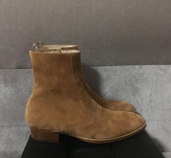 new listed high end customized wyatt paris fashion slim denim boots zip high wedge slim fit men suede boots, Black
new listed high end customized wyatt paris fashion slim denim boots zip high wedge slim fit men suede boots, Black