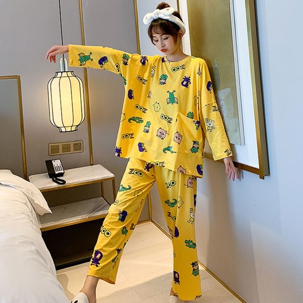 fashion cartoon print women pajamas set o-neck long sleeve shirt + trousers pajamas suit women pyjama femme, Black;red
fashion cartoon print women pajamas set o-neck long sleeve shirt + trousers pajamas suit women pyjama femme, Black;red