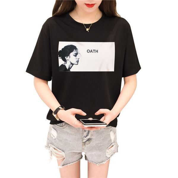ice magnetic cotton t-shirt lady summer simple color short-sleeved hong kong style t-shirt woman round collar body is thin, White;black
ice magnetic cotton t-shirt lady summer simple color short-sleeved hong kong style t-shirt woman round collar body is thin, White;black