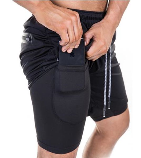 men trousers designer double layer fitness stretch short trousers summer spring drawstring knee active pants, White;black
men trousers designer double layer fitness stretch short trousers summer spring drawstring knee active pants, White;black