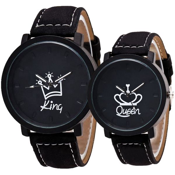 10pcs/lot fashion lovers couple king queen leather watch mens women ladies crown casual students gift quartz wrist watch, Slivery;brown
10pcs/lot fashion lovers couple king queen leather watch mens women ladies crown casual students gift quartz wrist watch, Slivery;brown