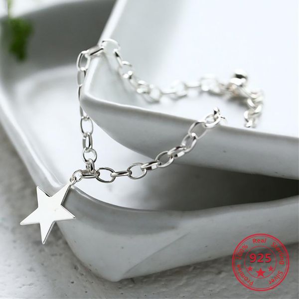 korea new style silver 925 jewelry simple fashion chic pentagram bracelet female jewelry, Golden;silver
korea new style silver 925 jewelry simple fashion chic pentagram bracelet female jewelry, Golden;silver