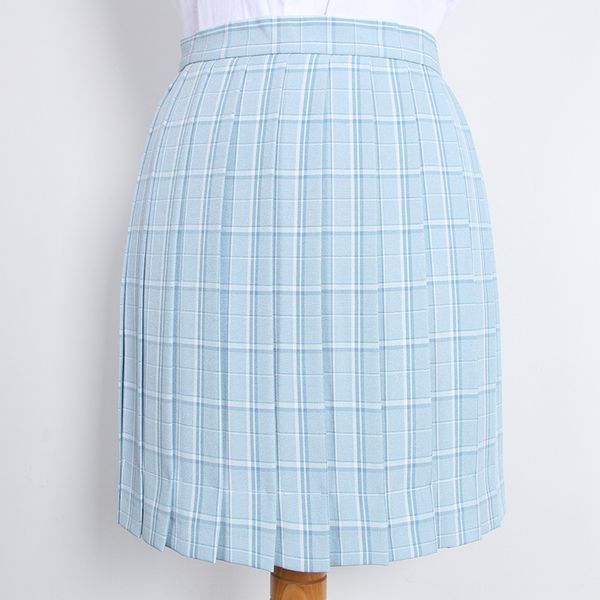 sweet women's light blue plaid skirt jk japanese girl school uniform short pleated skirt a-line necktie bow tie spring summer, Black
sweet women's light blue plaid skirt jk japanese girl school uniform short pleated skirt a-line necktie bow tie spring summer, Black