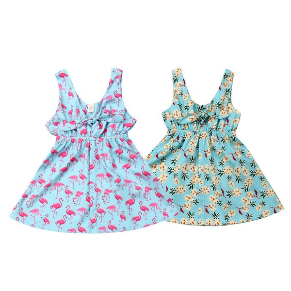 pudcoco 2019 sleeveless toddler kids baby girl summer dress princess party wedding sleeveless falmingo dresses, Red;yellow
pudcoco 2019 sleeveless toddler kids baby girl summer dress princess party wedding sleeveless falmingo dresses, Red;yellow