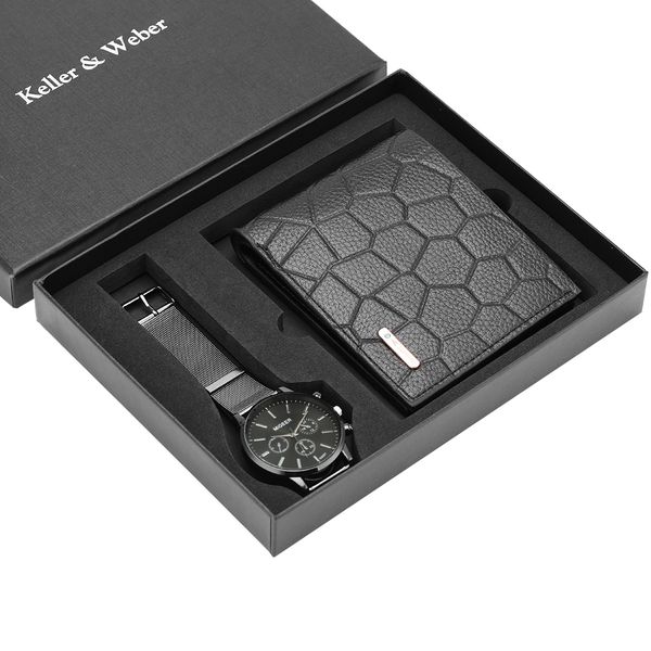 men watches leather/stainless steel watch band business men genuine wallet gifts set for husband dad relogios masculino, Slivery;brown
men watches leather/stainless steel watch band business men genuine wallet gifts set for husband dad relogios masculino, Slivery;brown