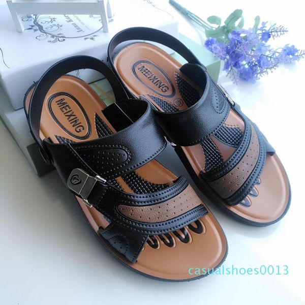 popular summer men's beach shoes bathing sandals leisure comfortable flat shoes antiskid outdoor slippers men's c13, Black
popular summer men's beach shoes bathing sandals leisure comfortable flat shoes antiskid outdoor slippers men's c13, Black