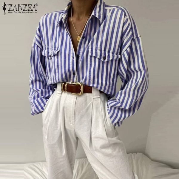 zanzea 2020 fashion women casual striped shirts blouses female loose blusas ladies office button-down blouse tunic 5xl, White
zanzea 2020 fashion women casual striped shirts blouses female loose blusas ladies office button-down blouse tunic 5xl, White