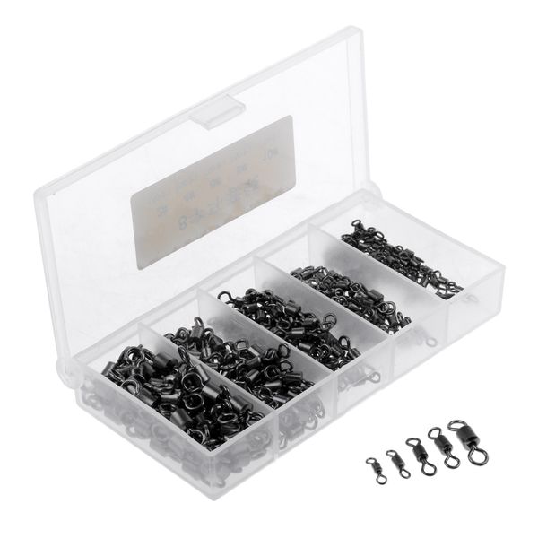 250pcs/box stainless steel fishing rolling swivels solid ring hook connector
250pcs/box stainless steel fishing rolling swivels solid ring hook connector