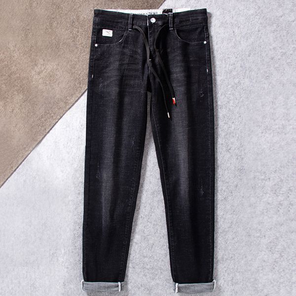 punk style black drawstring jeans for men stretch straight denim pants big size 30-40 42 44 46 comfortable biker jeans trousers, Blue
punk style black drawstring jeans for men stretch straight denim pants big size 30-40 42 44 46 comfortable biker jeans trousers, Blue
