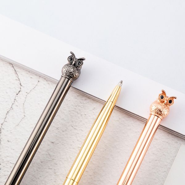 brand 0.5mm fashion cute owl metal roller ball pen luxury ballpoint pen for lady girl gift business writing office supplies, Blue;orange
brand 0.5mm fashion cute owl metal roller ball pen luxury ballpoint pen for lady girl gift business writing office supplies, Blue;orange
