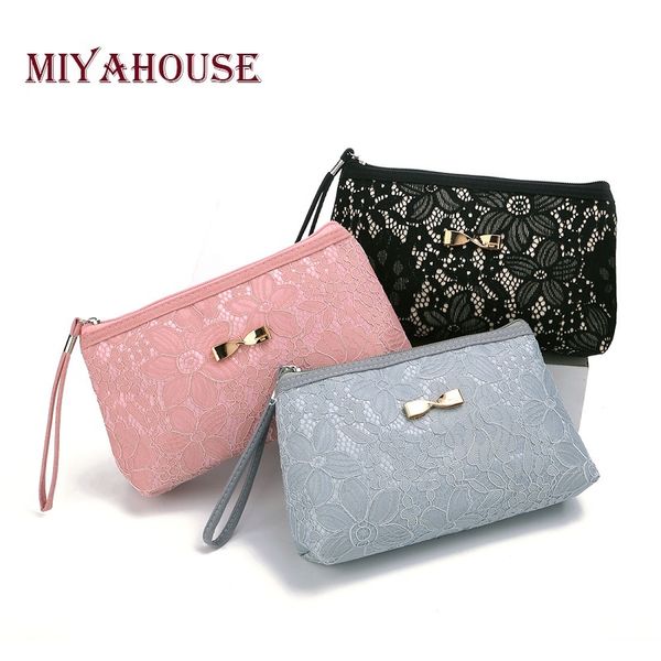 girl classical black lace design cosmetic bag women bow-knot women zipper makeup bags daily use small make up bag lady
girl classical black lace design cosmetic bag women bow-knot women zipper makeup bags daily use small make up bag lady