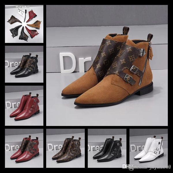 luxuries short boots leather nkle boots women high heel chunky heel winter women shoes martin boots design, Black
luxuries short boots leather nkle boots women high heel chunky heel winter women shoes martin boots design, Black