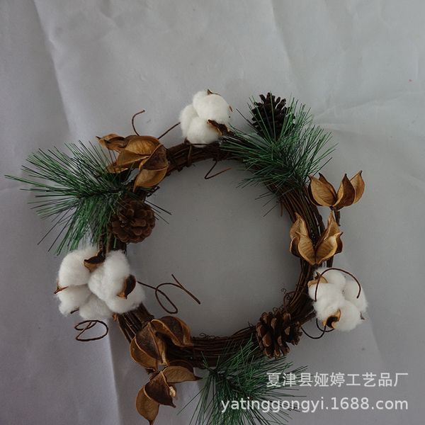 new style model dry cotton garland christmas decorative wreaths decorative large amount
new style model dry cotton garland christmas decorative wreaths decorative large amount